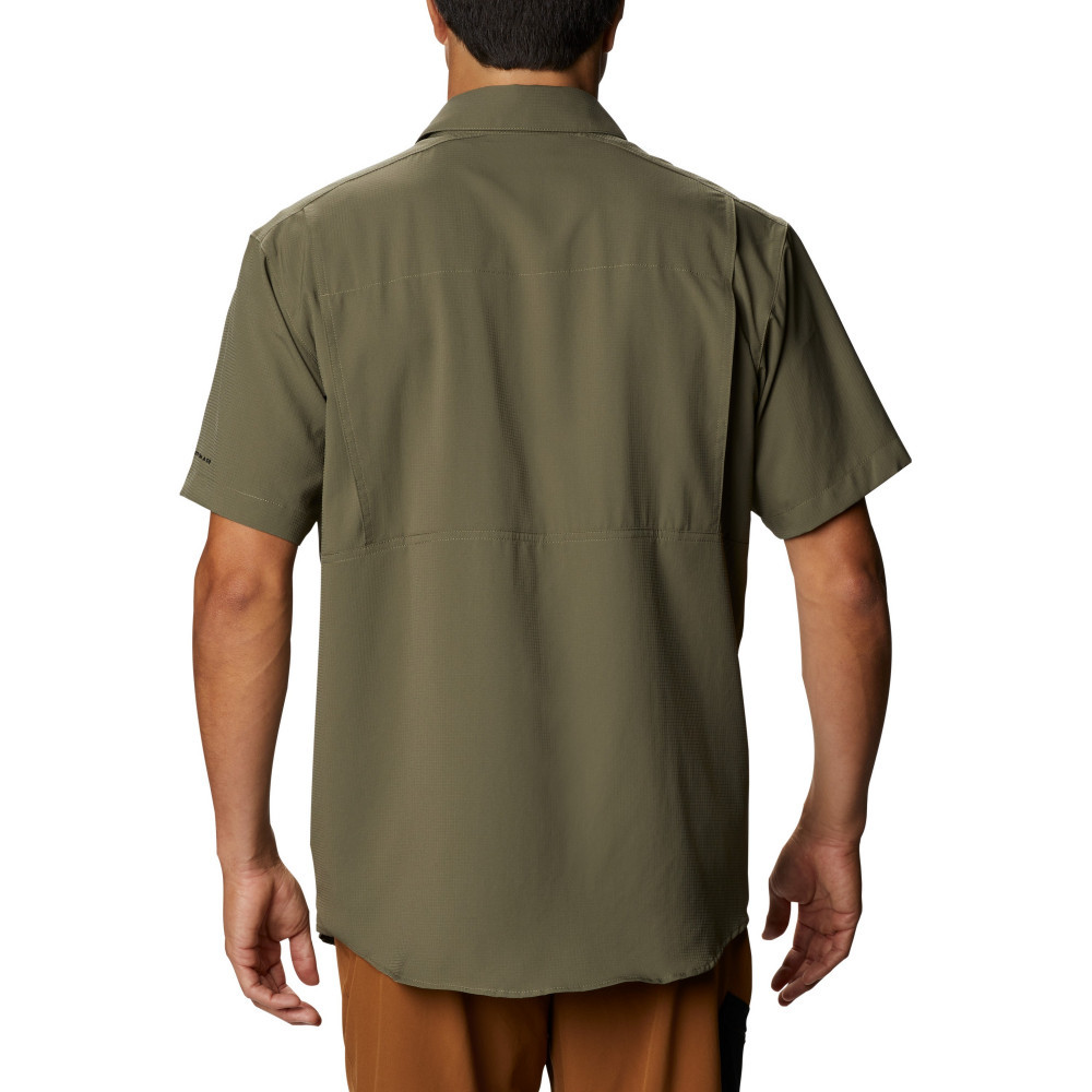 Рубашка мужская Columbia Silver Ridge Utility Lite Short Sleeve зеленый - фото 2 - id-p206895688
