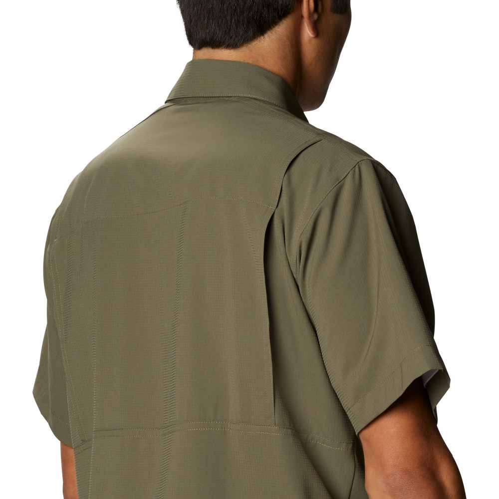 Рубашка мужская Columbia Silver Ridge Utility Lite Short Sleeve зеленый - фото 5 - id-p206895688