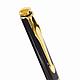Ручка подарочная шариковая GALANT "ARROW GOLD", корпус черный / золотистый, детали золотистые, узел 0,7 мм, фото 5