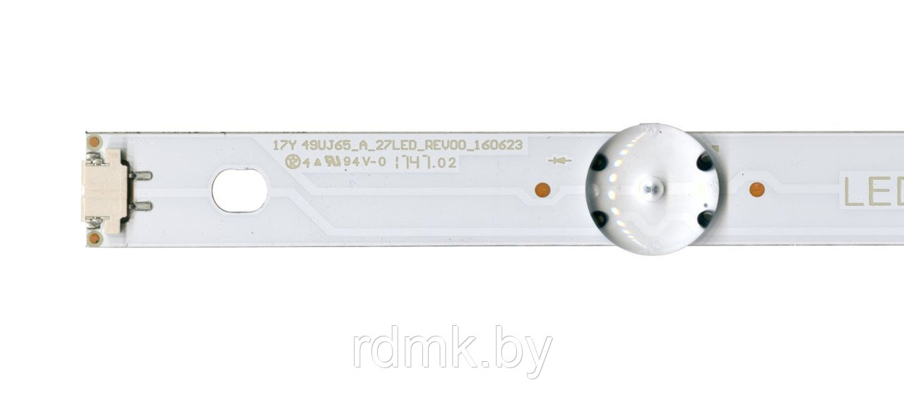 Светодиодная планка для ЖК панелей LG 49" 17Y 49UJ65_A/B_27LED - фото 3 - id-p207630055