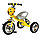 Детский трехколесный велосипед с музыкальной панелью и бутылочкой, 4 цвета, 816, фото 5