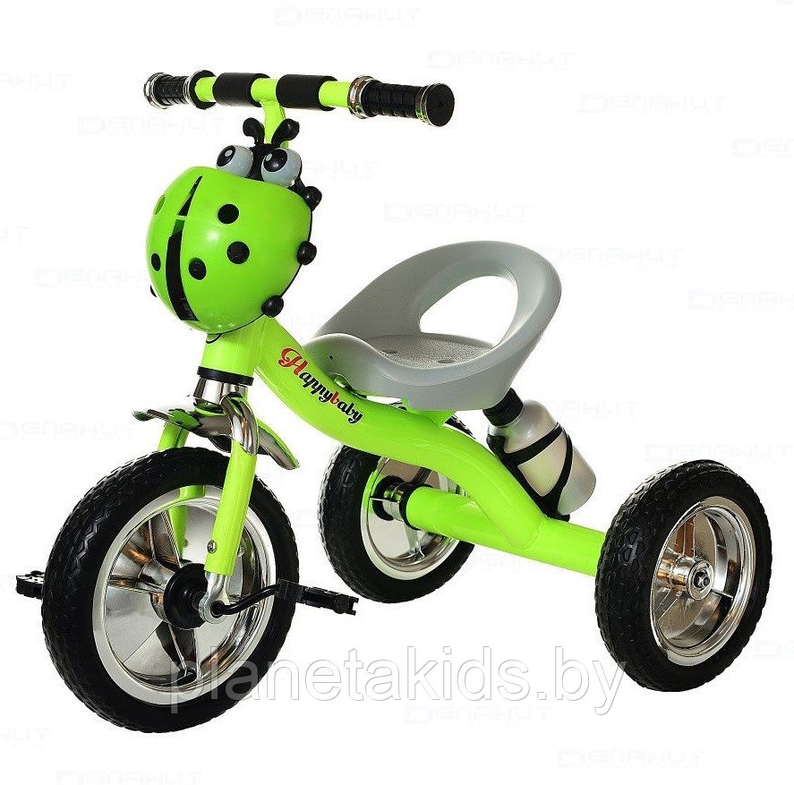 Детский трехколесный велосипед с музыкальной панелью и бутылочкой, 4 цвета, 816 - фото 1 - id-p158578915