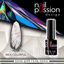 Камуфлирующая база Milk Colorful NailPassion, 10мл