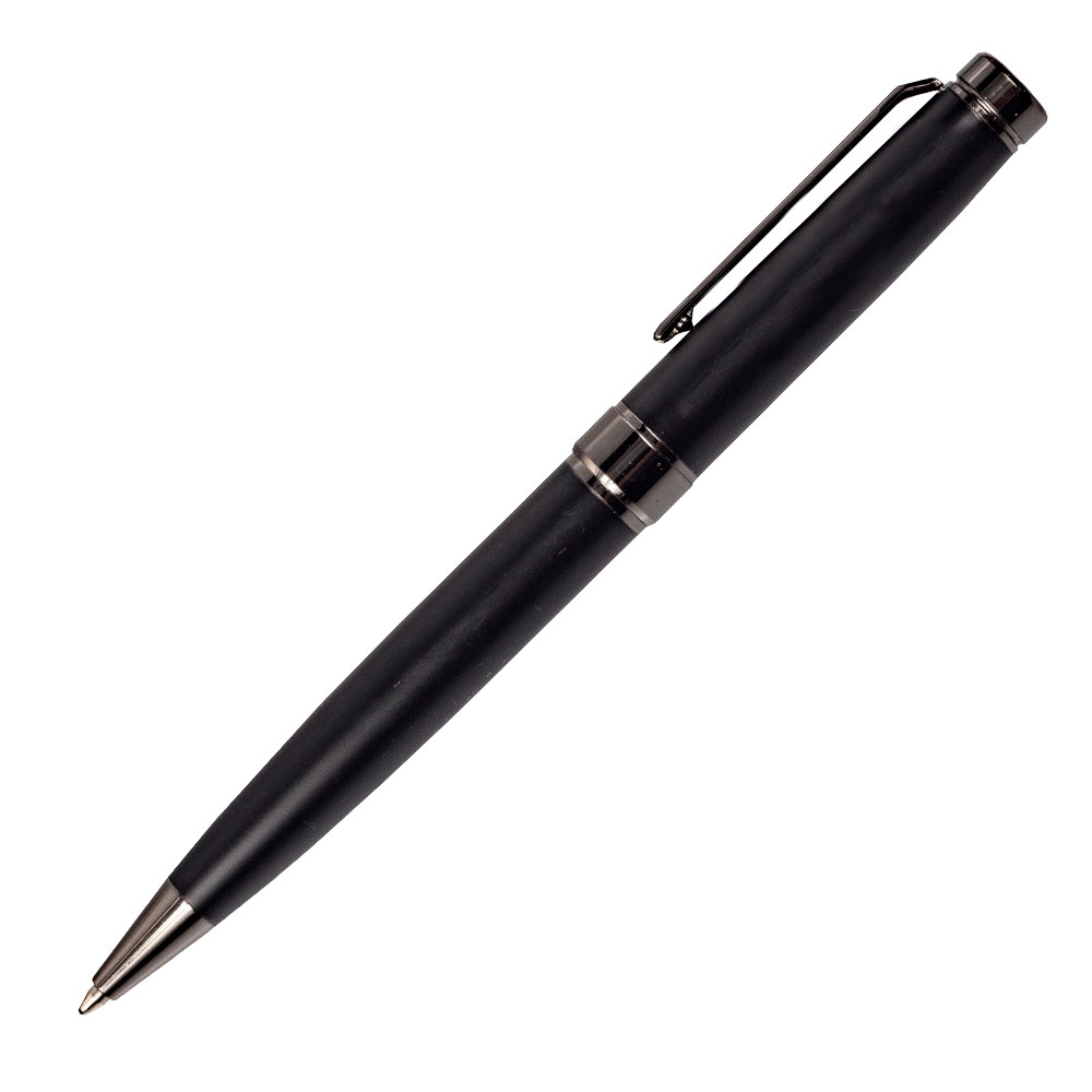 Ручка шариковая матовая Diplomat металлическая, черная - фото 2 - id-p207630542