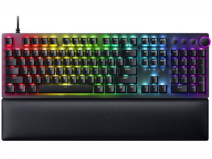 Геймерская клавиатура с подсветкой Razer Huntsman V2 Purple Switch RZ03-03931300-R3R1 оптическая игровая - фото 1 - id-p206795307