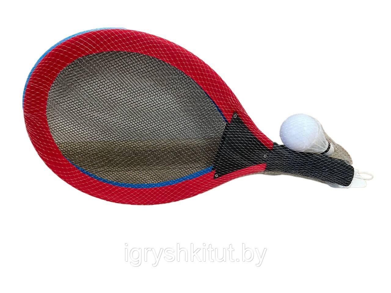 Набор для тенниса, 2 ракетки, мячик, волан - фото 3 - id-p207519666