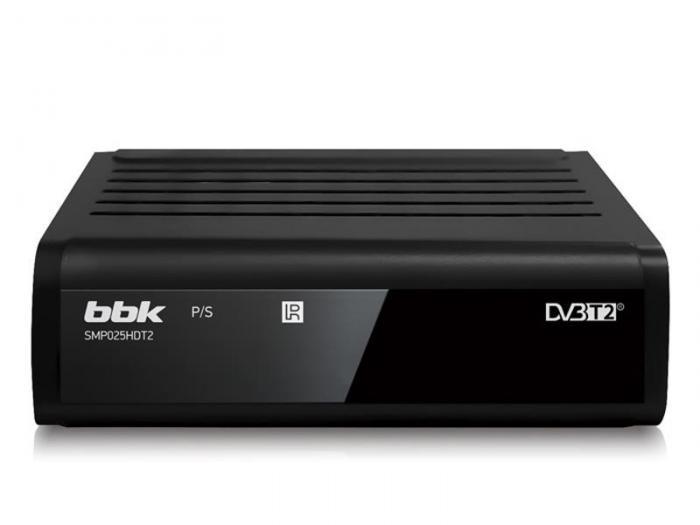 Приставки для цифрового тв ресивер BBK DVB-T2 SMP025HDT2 - фото 1 - id-p207393442