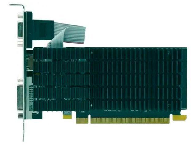 Afox GeForce GT 710 954Mhz PCI 2.0 2048Mb 1333Mhz 64 bit DVI-D HDMI VGA AF710-2048D3L5 - фото 1 - id-p207334645