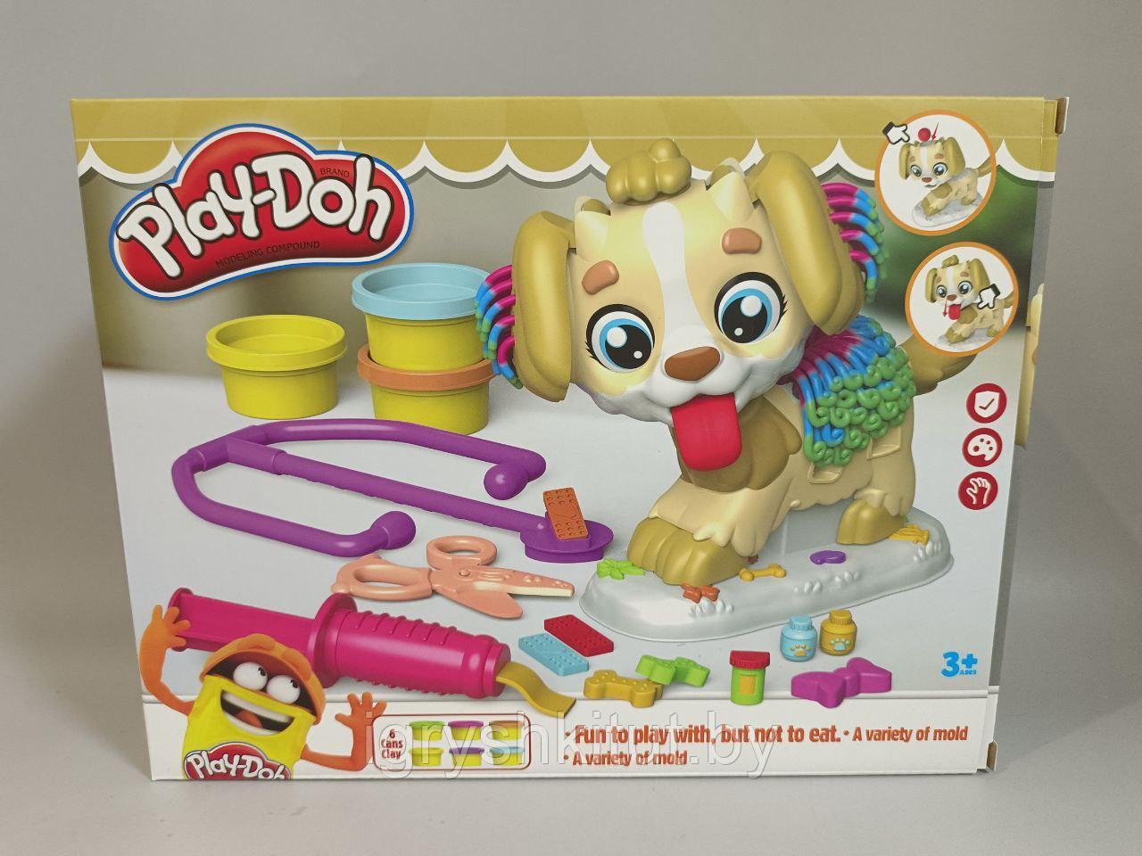 Набор для лепки Play-Doh "Приём у ветеринара", аналог - фото 2 - id-p207637860