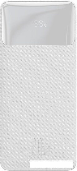 Портативное зарядное устройство Baseus Bipow Digital Display PPDML-N02 30000mAh (белый)