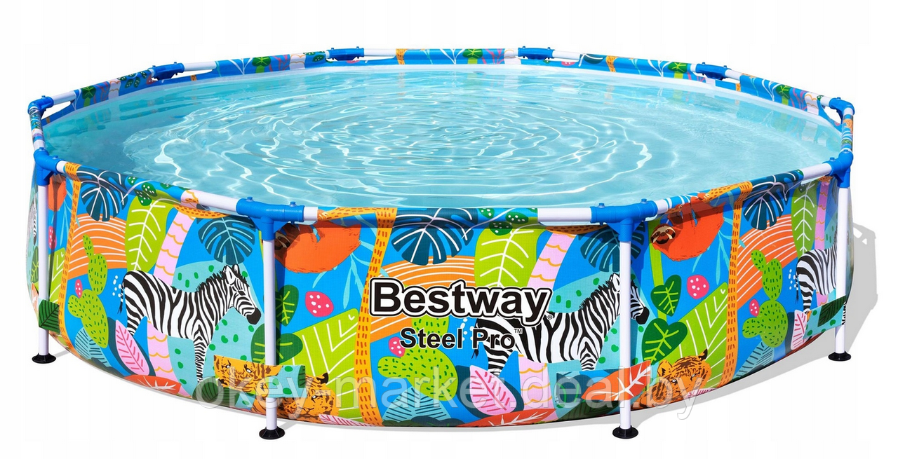 Каркасный бассейн Bestway Steel Pro 56985 (305x66) - фото 6 - id-p207641255