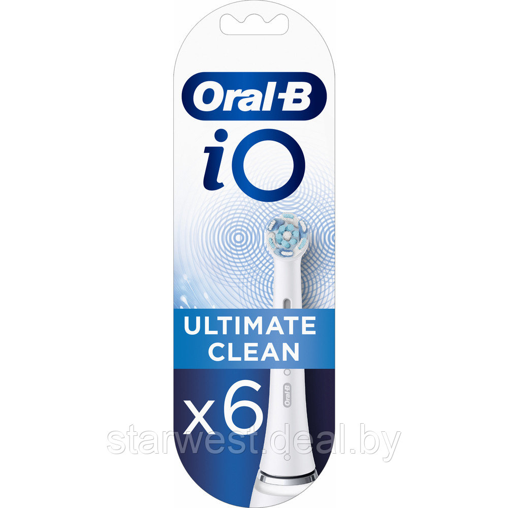 Oral-B Braun iO Series Ultimate Clean 6 шт. Насадки для электрических зубных щеток - фото 2 - id-p207641263