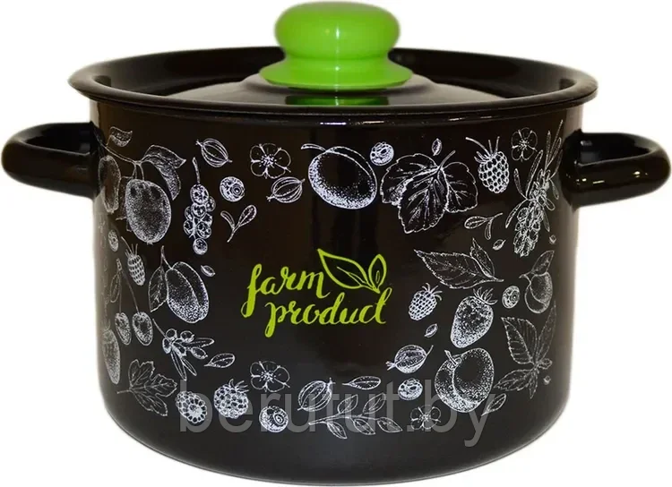 Кастрюля 1.5 л Appetite Berry 1с15с Berry эмаль