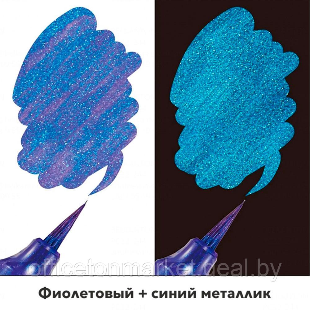 Маркер-кисть "Dual Metallic Brush", фиолетовый металлик - фото 9 - id-p207351757