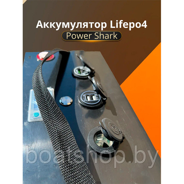 Аккумулятор LiFePO4 Power Shark 12V 100Ah - фото 6 - id-p207647723