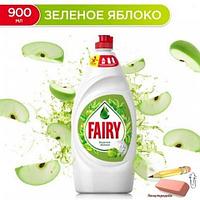 Средство моющее для посуды Fairy. Зеленое яблоко, 900 мл.