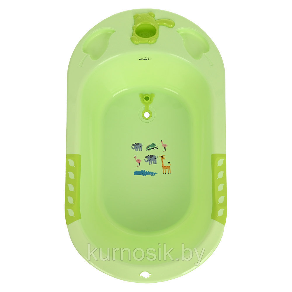 Детская ванна с горкой для купания PITUSO 89 см Green/Зеленая - фото 2 - id-p207647792