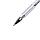 Ручка гелевая 0,5мм черная, корпус прозрачный, фото 3