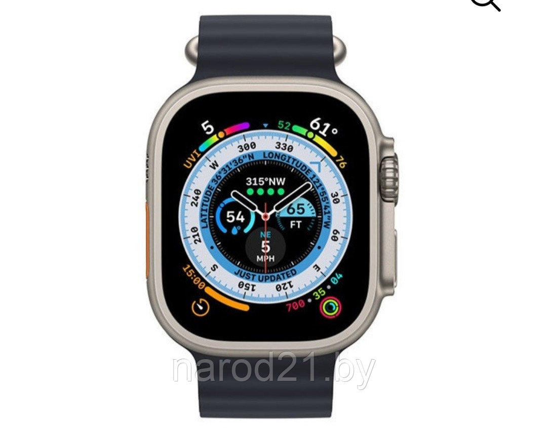 Apple Watch Ultra 49mm (черный оранжевый серый синий) умные часы - фото 2 - id-p124685470