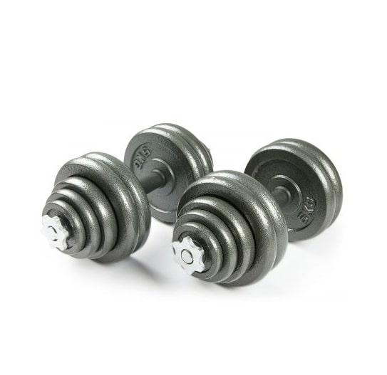 Набор металлических гантелей Atlas Sport 40 кг