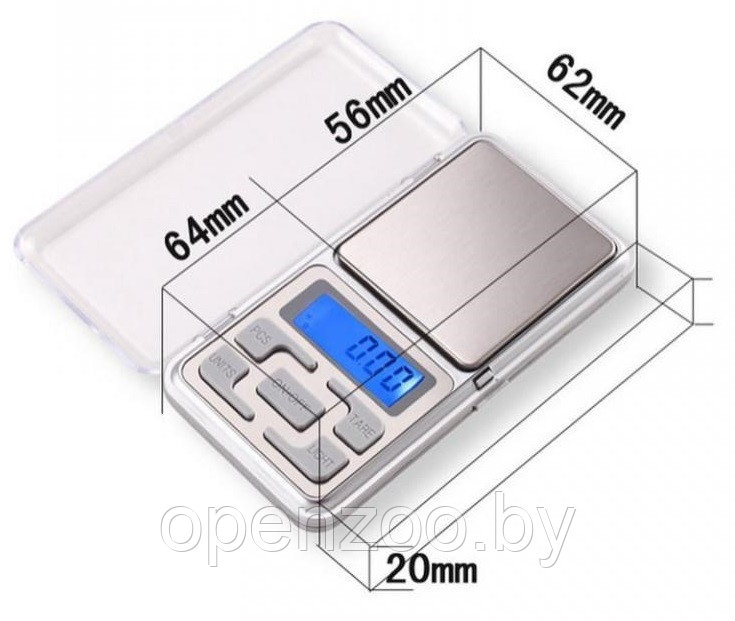 Ювелирные весы с шагом 0.01 до 100 гр. Pocket Scale - фото 3 - id-p207596899