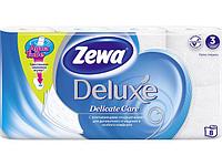 Бумага туалетная 3-х слойная Deluxe Pure White 8 рул. Zewa