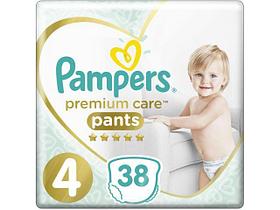 Подгузники-трусики детск. однораз. Premium Care Pants Maxi (9-15 кг) 38 шт. Pampers