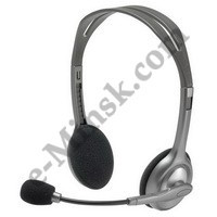 Гарнитура (наушники + микрофон) Logitech Stereo Headset H110, КНР - фото 1 - id-p371050