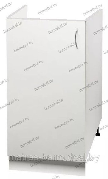 Шкаф кухонный под мойку НШ50м белый с мойкой-нержавейкой 50х60 см - фото 4 - id-p159642211