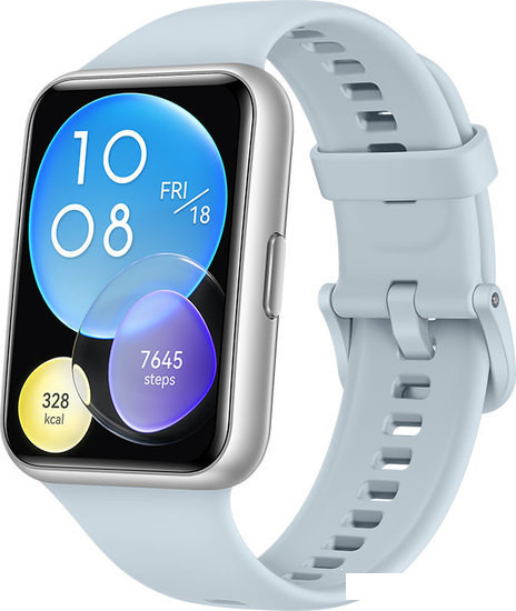 Умные часы Huawei Watch FIT 2 Active междунароная версия (серо-голубой) - фото 1 - id-p204791364
