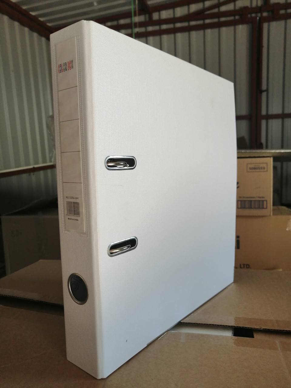 Папка-регистратор COLOR BOX пвх эко А4 белый (Цена с НДС) - фото 1 - id-p74436818