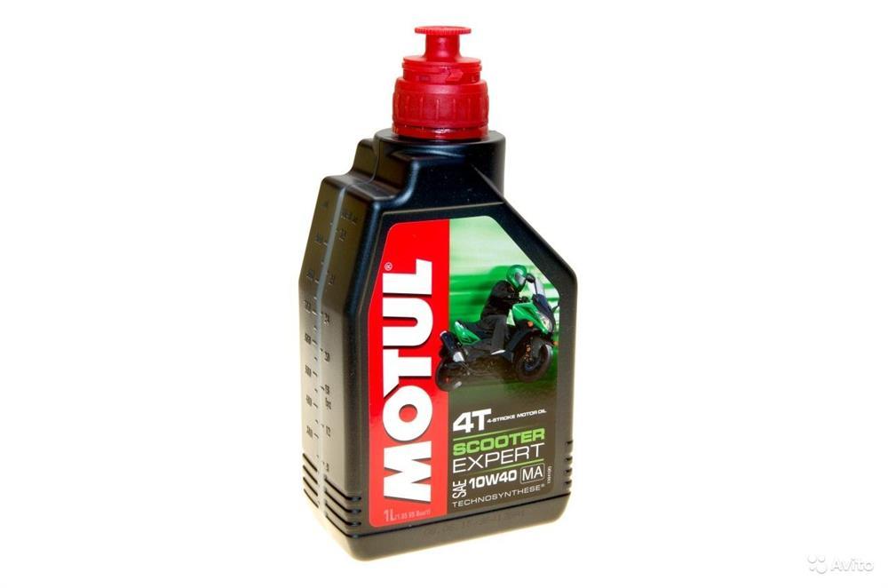 MOTUL 1113840/112752 Масло моторное полусинтетическое  SCOOTER EXPERT 10W-40 MA 4T 1L (105960)