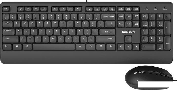 Клавиатура + мышь Canyon CNE-CSET4-RU, фото 2