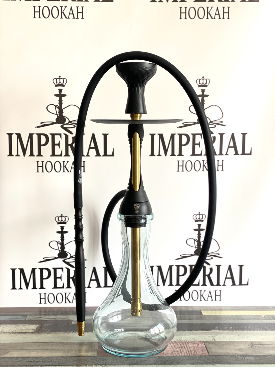 Кальян Alpha Hookah S Black Matte (оригинал) с вертикальной продувкой - фото 1 - id-p207703762