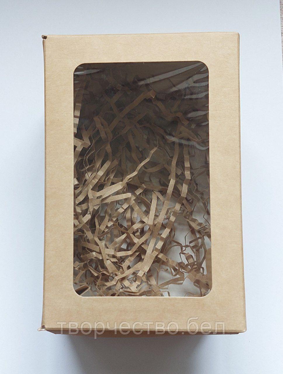 Коробка крафт с окошком №3, 10×15×7 см - фото 6 - id-p207704118