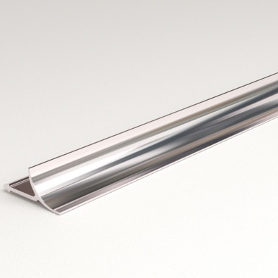 Профиль окантовочный внутренний ПК 06-1 анод серебро глянец 10мм длина 2700мм