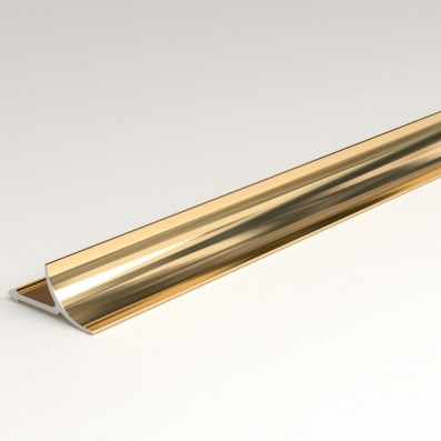 Профиль окантовочный внутренний ПК 06-1 анод золото глянец 10мм длина 2700мм