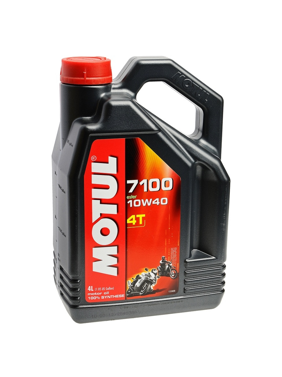 MOTUL 112875/112122 Масло моторное синтетическое MOTUL 7100 10W-40 4T 4L (104092)