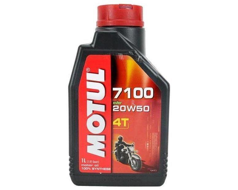 MOTUL 104103 Масло моторное синтетическое MOTUL 7100 20W-50 4T 1L - фото 1 - id-p207704949