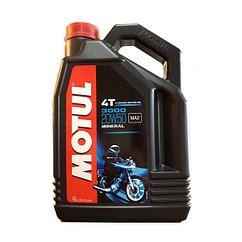 MOTUL 107319 Масло моторное минеральное MOTUL 3000 20W-50 4T 4L