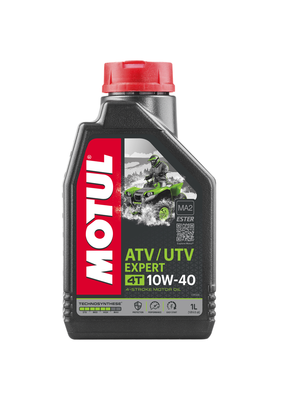 MOTUL 105938 Масло моторное полусинтетическое MOTUL ATV UTV EXPERT 10W-40 4T 1L