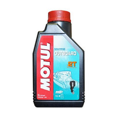 MOTUL 102789 Масло моторное полусинтетическое MOTUL OUTBOARD TECH 2T 1L