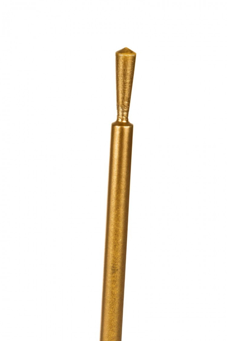 Флагшток настольный металлический для вымпелов и флажков (высота 65 см ("золото")) - фото 2 - id-p207705315