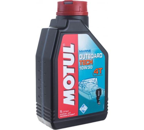 MOTUL 113265 Масло моторное полусинтетическое MOTUL OUTBOARD TECH 10W-30 4T 1L (106453)