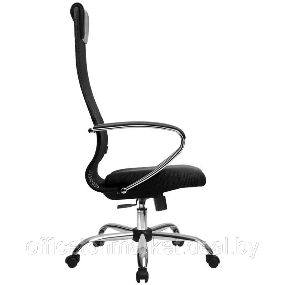 Кресло для руководителя "Metta BK-8", ткань-сетка, металл, черный - фото 2 - id-p207705829