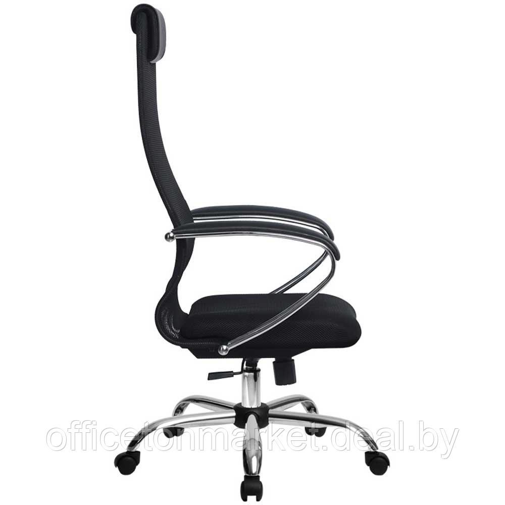 Кресло для руководителя "Metta BK-8", ткань-сетка, металл, черный - фото 3 - id-p207705829