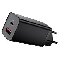 Baseus Сетевое зарядное Baseus GaN2 Lite Quick Charger C+U 65W Черный