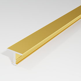 Профиль Т-образный ПТ 10 10мм анодированный золото 2700мм