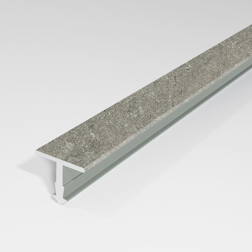 Профиль Т-образный ПТ 10 10мм бетон классик 055 2700мм
