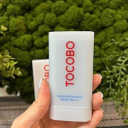 Стик для лица солнцезащитный Tocobo Cotton Soft Sun Stick SPF50+ PA++++